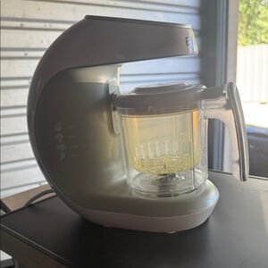 Electric Steamer & Blender with Transparent Container